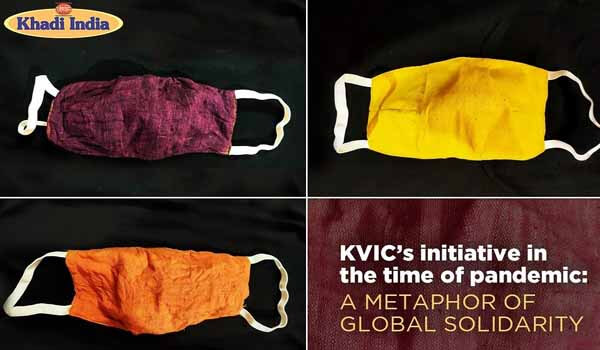 KVIC developed Double Layered 'Khadi Masks' to combat COVID-19